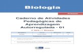 Biologiabioeducacao.com.br/documents/2FG1BI.pdf · A proposta de desenvolver atividades pedagógicas de aprendizagem autorregulada é mais uma ... Neste Caderno de Atividades, ...