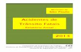 Acidentes de Trânsito Fatais - sites.poli.usp.brsites.poli.usp.br/d/ptr2377/CETSp-Acidentes-AnualFatais2013b.pdf · Acidentes de trânsito fatais em São Paulo - 2013 Apresentação