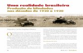 Produção de blindados - FUNCEB · nos campos de batalha da frente ocidental, em plena Primeira Guerra Mundial (1914 - 1918), começou a des- ... Com a chegada de Getúlio Vargas