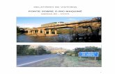 RELATÓRIO DE VISTORIA PONTE SOBRE O RIO MAQUINÉ · pontes sobre o Rio Maquiné, não estando prevista a recuperação da ponte existente. ... - Manual de Inspeção de Pontes Rodoviárias,