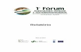Relatório - ispn.org.br³rio-Fórum.pdf · ANVISA - Gerência de Inspeção e Controle de Riscos em Alimentos ... contribuir para o esclarecimento de pontos que ocasionam resistência