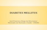 DIABETES MELLITUS · Sintomas do diabetes mais elevação da concentração plasmática de glicose maior ou igual a 200 mg/dl a qualquer tempo