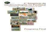 2° Simpósio de Geotecnologias no Pantanal · Dr. Dalton de Morisson Valeriano - INPE ... Sala de Aula Bloco H Laboratório de Informática ... Prof. Dr. Mário Luis Assine -