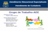 Grupo de Trabalho-AEE - educacao.caxias.rs.gov.br · *A organização dos documentos do estudante (Avaliação, plano individual do AEE, flexibilização no plano de trabalho da turma,