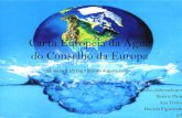 Carta Europeia da Água - snirh.apambiente.pt · Homem e dos outros seres vivos que dependem dela. A água na natureza é um meio vivo, ... para os animas domésticos e para a vida