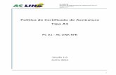 Política de Certificado de Assinatura Tipo A1repositorio.linkcertificacao.com.br/ac-linkrfb/ac-link-rfb-pc-a1.pdf · 5 controles de seguranÇa fÍsica, procedimental e de pessoal