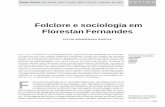 Folclore e sociologia em Florestan Fernandes · GARCIA, Sylvia Gemignani. Folclore e sociologia em ... escrito quando ainda era aluno do primeiro ano do curso ... folclóricos em