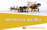 MUSCULAÇÃO - Comercialização e distribuição de ... · MUSCULAÇÃO 3 Workbench Functional Trainer WB-FT13 - W ORKBENCH BENCHES AND RACKS ®-Este equipamento de treino funcional