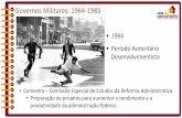 Governos Militares: 1964-1985 · ‒ 5 Princípios Fundamentais: Planejamento, Coordenação ... Atlas , 2012. 2) José ... estratégico , atividades ...