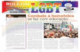 Combate à homofobia - APEOESP · Dia Internacional de Combate ... à data, no dia 16 de maio, ... Em novembro de 2011, o Ministério da Educação (MEC) publicou a Por-