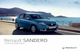 Renault SANDERO · Comando elétrico Por fora Destrave as portas utilizando o controle remoto. A chave comanda o travamento e o destravamento das quatro portas. Por dentro