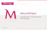 Investimento e Financiamento às Empresas - portugalglobal.pt · investimento em Moçambique, através de uma entidade registada e a operar em Moçambique. É considerado IDE ...