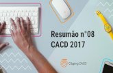 CACD 2017 Resumão n°08 - blog.clippingcacd.com.br · Este é um resumão das atualidades do dia ... Direito Internacional 8 Economia 9. América Latina e Caribe ( 29.06 a 07.07