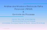 Análise dos Modos e Efeitos de Falha Potencial ( FMEA e Controle de... · subsistemas usados no projeto e desenvolvimento de um sistema; ... Mapa de Processo ... Conceito – Modo