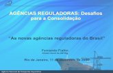 AGÊNCIAS REGULADORAS: Desafios para a Consolidaçãoweb.antaq.gov.br/Portal/pdf/Palestras/Dez06... · Estado, que criem um ambiente favorável e atrativo ao investimento privado,