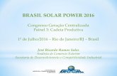 BRASIL SOLAR POWER 2016 - zonaeletrica.com.br · Qual o papel do governo no desenvolvimento da energia solar fotovoltaica no Brasil? 4. O Brasil vai aproveitar ou perder essa oportunidade?