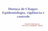 Doença de Chagas: Epidemiologia, vigilância e · * Fazer supervisão e assinar a ficha de visita do PCDCh; * Fazer aviso prévio quando a unidade domiciliar for positiva. Chefe