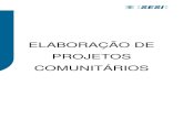 ELABORAÇÃO DE PROJETOS COMUNITÁRIOS - CONSEG · metodologia adotada, indicando o potencial do projeto para a sustentabilidade, para o desenvolvimento de lideranças e para a participação