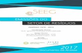EMISSÕES DO SETOR DE RESÍDUOS - seeg.eco.brseeg.eco.br/wp-content/uploads/2017/08/Relatorios-Seeg-2017... · 4.4 Tratamento e afastamento de efluentes líquidos industriais 54 ...