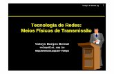 Tecnologia de Redes: Meios Físicos de Transmissãolsi.usp.br/~volnys/courses/tecredes/pdf/03FISICO-col.pdf · 2000-04-19 · X Linha serial. Volnys B. Bernal (c) 4 Meios Físicos