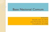 Base nacional comum Comissão - ANDIFES · começar do zero. A Constituição ... O Ministério da Educação, em articulação e colaboração com os Estados, o Distrito Federal