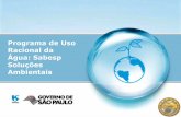Programa de Uso Racional da Água: Sabesp Soluções Ambientais 2013_Ricardo Chahin1.pdf · Estímulo ao uso racional da água Tarifas diferenciadas para os grandes clientes Qualidade