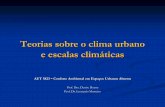 teorias sobre o clima urbano e escalas climáticas - FAU - USP · Rio de Janeiro: influência da temperatura do oceano e da vegetação no período da manhã (Marques Filho et al.,