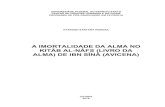 A IMORTALIDADE DA ALMA NO KITĀB AL-NĀFS (LIVRO DA ALMA…repositorio.ufes.br/bitstream/10/1991/6/tese_8953_Dissertação... · falsāfa – mais conhecida entre os brasileiros.