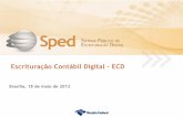 Escrituração Contábil Digital ECD - CRCDF - Conselho ... · constem da tabela publicada pelo SPED (relativa ao campo 02 - COD_REL do registro 0180, filho do registro 0150, Tabela