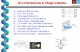 Electricidade e Magnetismo - fct.unesp.br · →1 cm3 Cu ⇒≈1023 electrões livres ... Mais de duas cargas ⇒ princípio da sobreposição ... q 3. (nota: 1 nC=1×10-9 C) Resolução: