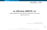 e-Nota MDF-e - portal.safeweb.com.brportal.safeweb.com.br/.../downloads/documentos/manual_eNota_MDFe.pdf · Pastas na cor azul são os sistemas contratados pela empresa. Clique na