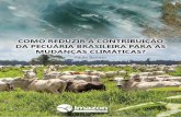 COMO REDUZIR A CONTRIBUIÇÃO DA PECUÁRIA … · 8 • como reduzir a contribuiÇÃo da pecuÁria brasileira para as mudanÇas climÁticas? como investigar e punir vários crimes