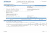 Ficha de Dados de Segurança: MX-A55Ni1 · Processo ou actividade específicos processo de soldagem 1.3 Identificação do fornecedor da ficha de ... (CO2), Água pulverizada ...