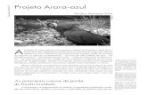 Projeto Arara-azul - videolivraria.com.br · o surgimento das plantas com sementes e o desaparecimen- ... extinção no Brasil relaciona 633 ... O tráfico de animais silvestres Em