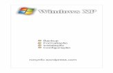 Windows XP - ronynfo.files.wordpress.com · Backup significa cópia. Na informática, cópia de segurança, ja que são dados que ... quando estiver na primeira tela do BOOT, fique