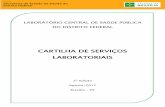 CARTILHA DE SERVIÇOS LABORATORIAIS - saude.df.gov.br .Sobre a Cartilha de Serviços A Cartilha de