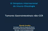 III Simpósio Internacional de Imuno-Oncologia Tumores ... · Fase 1/2, aberto de braço único, em tumores sólidos, análise da coorte de HCC Durvalumabe 10mg/Kg IV q2w por 1 ano