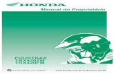 Manual do Proprietário - honda.com.br · Os serviços em garantia compreendem exclusivamente o reparo e a ... – A/C Desenvolvimento de Novos ... A Honda pode requisitar este registro