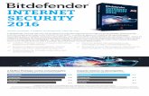 INTERNET SECURITY 2016 - download.bitdefender.comdownload.bitdefender.com/resources/media/materials/datasheets/pt... · com tecnologia premiada como PRODUTO DO ANO(1), o antivírus