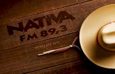 AB 50% - Nativa FM 89,3 - Campinas / SP - A Nativa é Muito Mais · 15” –Custo 30” X 0,8 45” –Custo 30” X 1,5 60” –Custo 30” X 1,9 Tendo em vista os padrões qualitativos