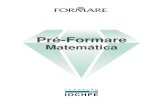 Matemática - Pré-Formare - JC.dez · 2012-03-08 · Pré-Formare Matemática . 1 ... adição, subtração, multiplicação e divisão com ... mas certifique-se de que eles montem