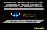 CONSELHO FEDERAL DE PSICOLOGIA · 2016-01-12 · CONSELHO FEDERAL DE PSICOLOGIA X CONCURSO DE PROVAS E ... prestará serviços de qualidade, com condições de trabalho dignas e ...