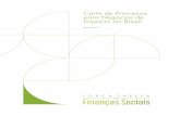 Carta de Princípios para Negócios de Impacto no Brasil · elaboração de um documento para nortear a sociedade na iden-tificação e na implementação de Negócios/Organizações