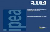 MOBILIDADE URBANA SUSTENTÁVEL: CONCEITOS, …repositorio.ipea.gov.br/bitstream/11058/6637/1/td_2194.pdf · Teo para isusso 2194 7 Mobilidade Urbana Sustentável: conceitos, tendências