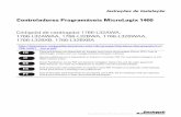 Controladores Programáveis MicroLogix 1400 · Instruções de Instalação Controladores Programáveis MicroLogix 1400 Código(s) de catálogo(s) 1766-L32AWA, 1766-L32AWAA, 1766-L32BWA,