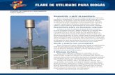 p FLARE DE UTILIDADE PARA BIOGÁS - zeeco.com · Nosso Sistema de Flare de utilidade para Biogás é especificamente ... nas operações diárias, com o gerenciamento das atividades