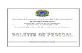 MINISTÉRIO DA AGRICULTURA, PECUÁRIA E …anexos.datalegis.inf.br/arquivos/3138_BOLETM_PESSOAL_09_30_03_2012... · 5.1 – Apostila 5.2 – Apostila 5.3 ... PARTE 9 – ATOS DO INSTITUTO