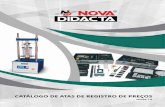 Índice - Nova Didacta · 3 cat ½oo de atas de reistros de preços Nossas Ações Congressos de Engenharia Treinamentos Metodologias em língua portuguesa Plataforma Educacional