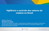 Vigilância e controle dos vetores da malária no Brasil · A nebulização possui indicações muito limitadas para o controle de vetores, porque os custos operacionais são altos,