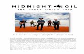 Após cinco shows nostálgicos, Midnight Oil se despede do ... · Após a turnê de lançamento do último álbum e a saída do vocalista Peter Garrett (que deixou a banda para seguir